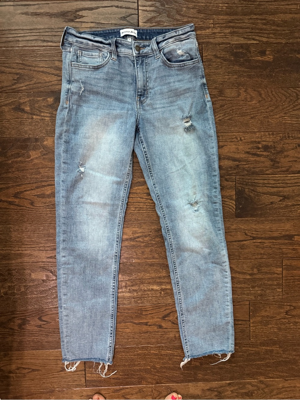 Studio Blue Skinny Jeans Distress